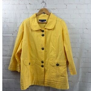 Mwah, Yellow Jean Women's Jacket, 3X NWT
